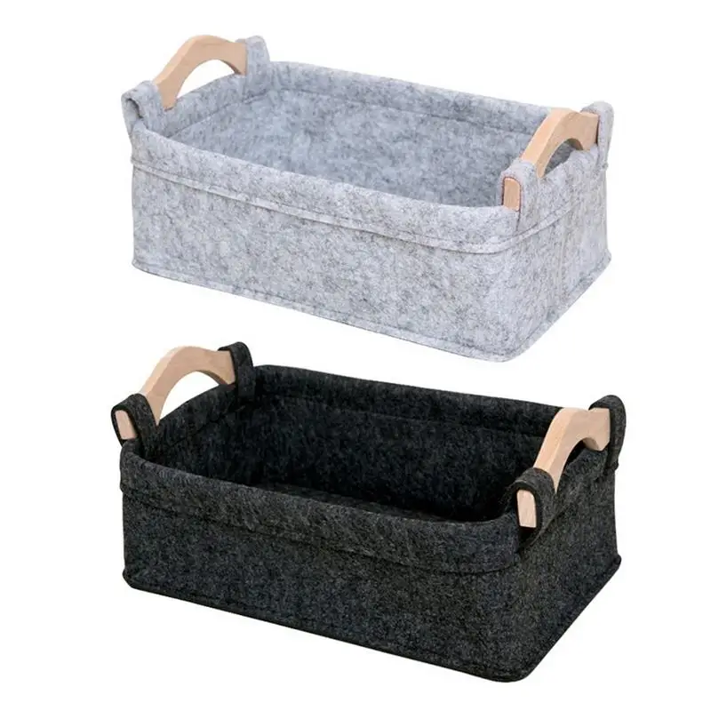 Practical Felt Portable Storage Basket Desktop Snack For Toy Cosmetics Books Sundries Finishing Basket Warm Recyclability Gray
Practical Felt Portable Storage Basket Desktop Snack For Toy Cosmetics Books Sundries Finishing Basket Warm Recyclability Gray