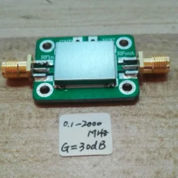 LNA 0.1-2000MHz Gain:30dB Broadband RF amplifier Signal Receiver for FM HF VHF / UHF Ham Radio
LNA 0.1-2000MHz Gain:30dB Broadband RF amplifier Signal Receiver for FM HF VHF / UHF Ham Radio