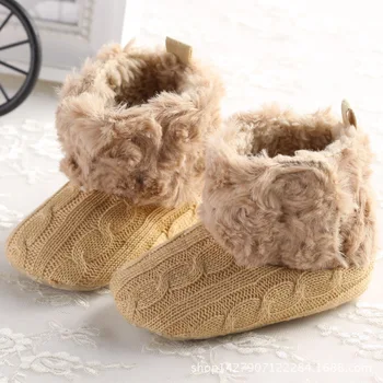 Winter Cute Fleece Baby Girl First Walkers Baby Infant Snow Boots Soft Bottom Non-slip Todder Shoes for Kids Baby Warm Boot
Winter Cute Fleece Baby Girl First Walkers Baby Infant Snow Boots Soft Bottom Non-slip Todder Shoes for Kids Baby Warm Boot