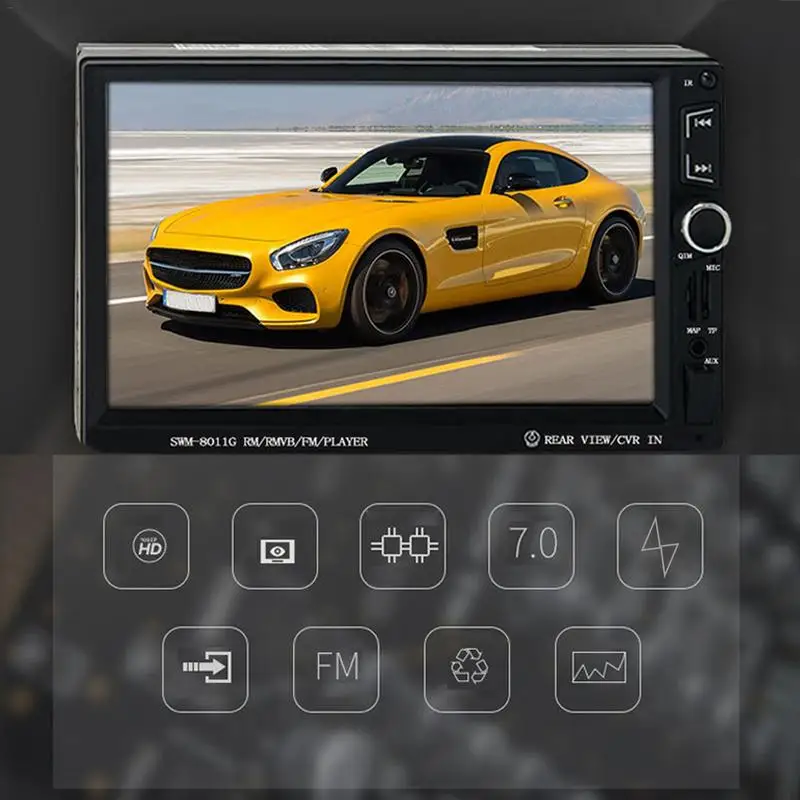 7 Inch Touch Screen MP5 MP4 Player MP5 Car Player Vehicle Navigation Integrated Machine HD Car Audio Video Wireless Hands-Free
7 Inch Touch Screen MP5 MP4 Player MP5 Car Player Vehicle Navigation Integrated Machine HD Car Audio Video Wireless Hands-Free