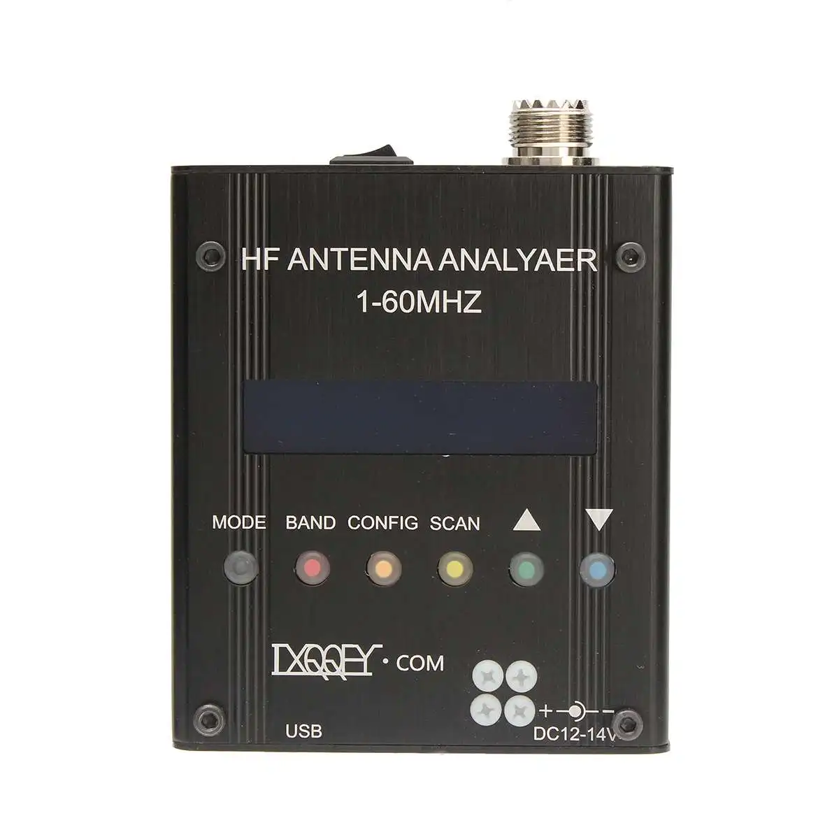 MR300 Digital Shortwave Antenna Analyzer Meter Tester 1-60M For Ham Radio Test Standing Wave Impedance Capacitance
MR300 Digital Shortwave Antenna Analyzer Meter Tester 1-60M For Ham Radio Test Standing Wave Impedance Capacitance