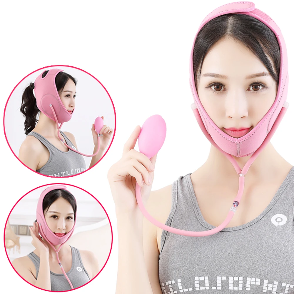 Size Adjustable Thin Face Mask 3D Double Chin Liftting Device Face Bandages Small V-shape Shaper
Size Adjustable Thin Face Mask 3D Double Chin Liftting Device Face Bandages Small V-shape Shaper