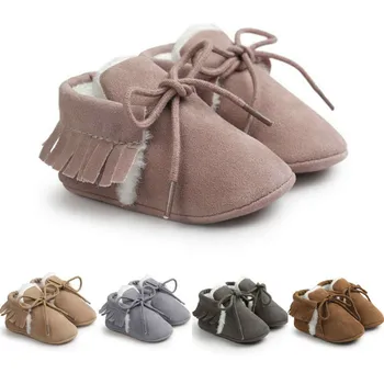 Cute Toddler Infant Baby Girls Boys Solid Soft Sole Prewalker Warm Tassel Shoes 0-18M
Cute Toddler Infant Baby Girls Boys Solid Soft Sole Prewalker Warm Tassel Shoes 0-18M
