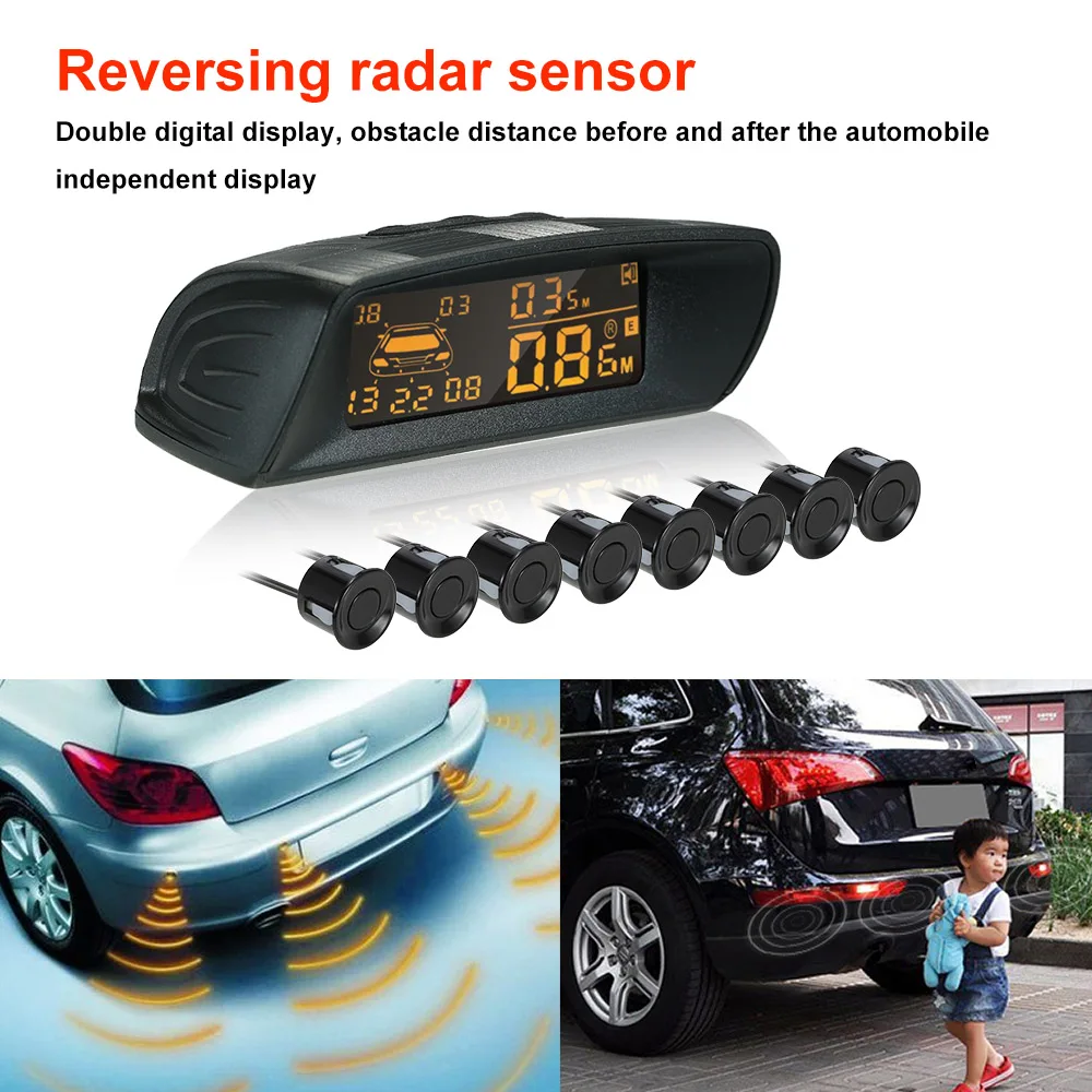 Car LED Parking Sensor Kit 8 Sensors 18.5mm Backlight Display Reverse Backup Radar Monitor Sound Alert Indicator Probe System 
Car LED Parking Sensor Kit 8 Sensors 18.5mm Backlight Display Reverse Backup Radar Monitor Sound Alert Indicator Probe System