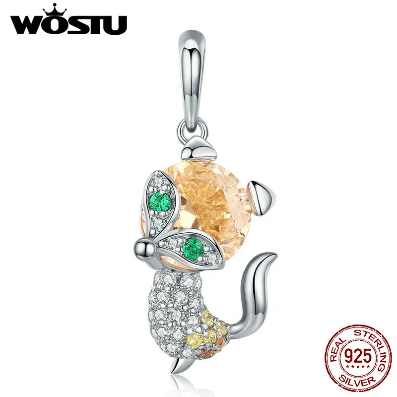 WOSTU Hot Fashion 925 Sterling Silver Little Fox Beads Fit Charm Bracelet & Necklace Pendant Luxury Jewelry Best Gift CQC1057
WOSTU Hot Fashion 925 Sterling Silver Little Fox Beads Fit Charm Bracelet & Necklace Pendant Luxury Jewelry Best Gift CQC1057