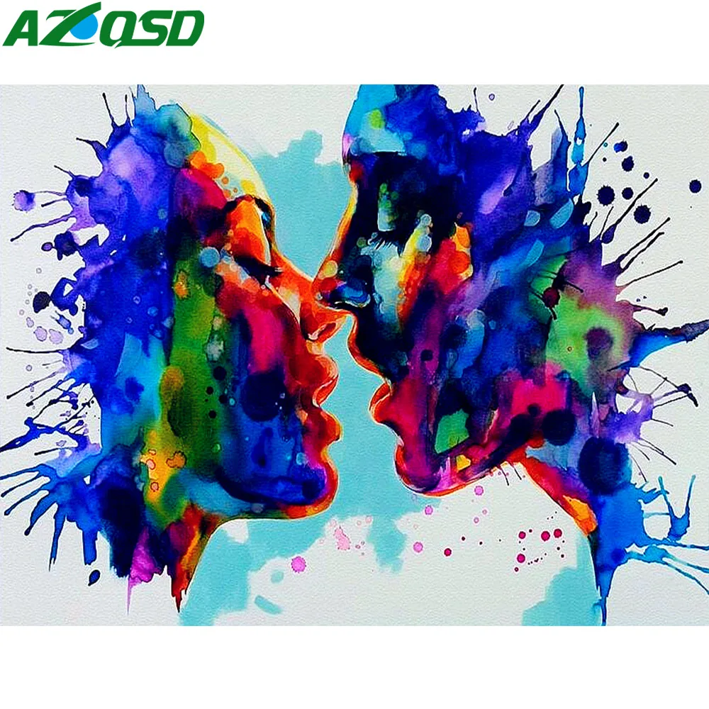AZQSD Diamond Painting Full Square Diamond Embroidery Cartoon Couple Kiss 5D DIY Mosaic Picture Rhinestones Handmade Home Decor
AZQSD Diamond Painting Full Square Diamond Embroidery Cartoon Couple Kiss 5D DIY Mosaic Picture Rhinestones Handmade Home Decor