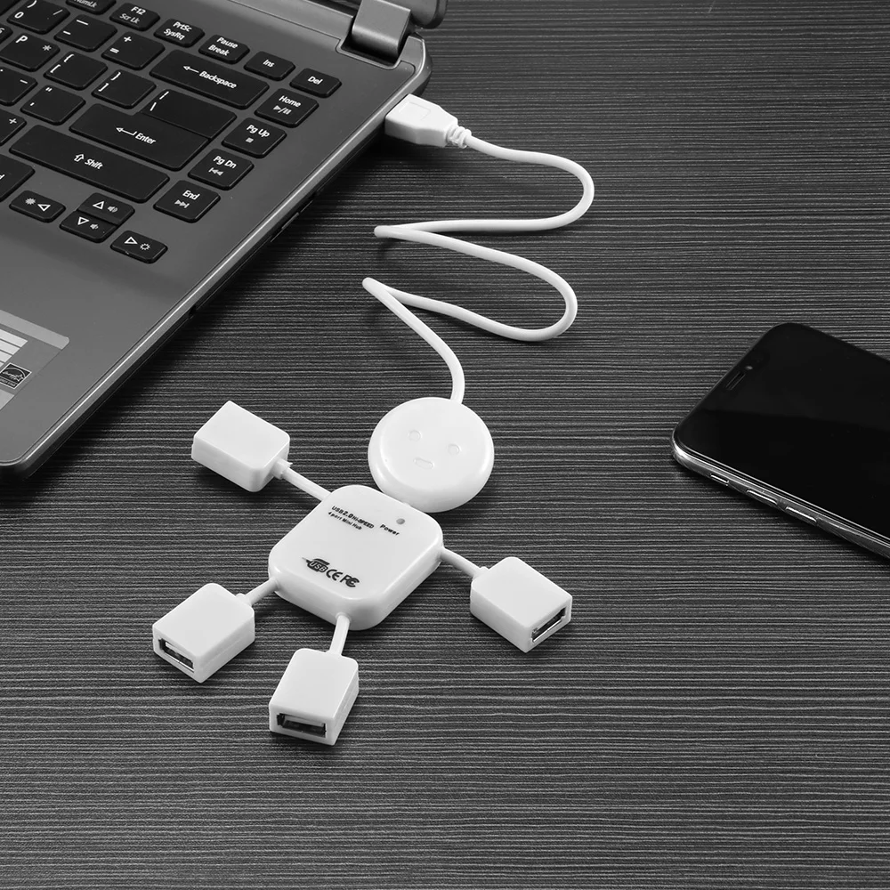 4 Port Splitter High Speed USB HUB For Laptop Computer Notebook White For Connecting USB Mice Hard Drives Plug&Play
4 Port Splitter High Speed USB HUB For Laptop Computer Notebook White For Connecting USB Mice Hard Drives Plug&Play