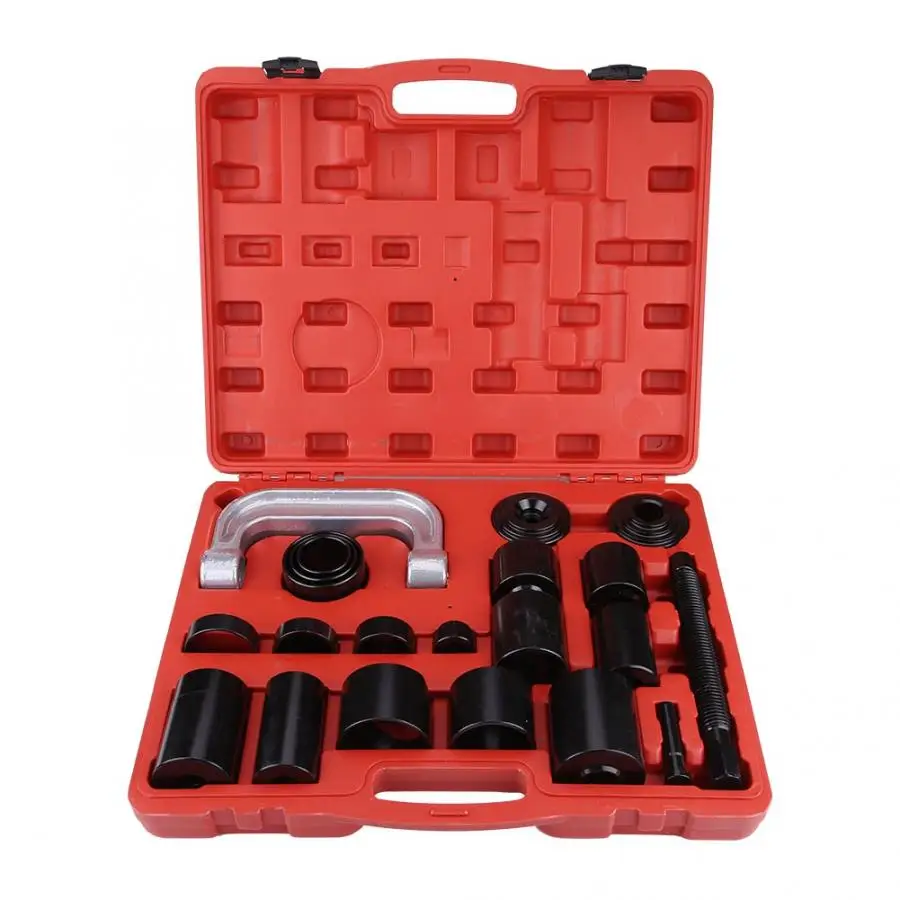 1 Set 21Pcs Car Ball Joint Remover Tool Installing Convenient Removal Seperator Tools for Removal Installation Of Press-Fit Part 
1 Set 21Pcs Car Ball Joint Remover Tool Installing Convenient Removal Seperator Tools for Removal Installation Of Press-Fit Part