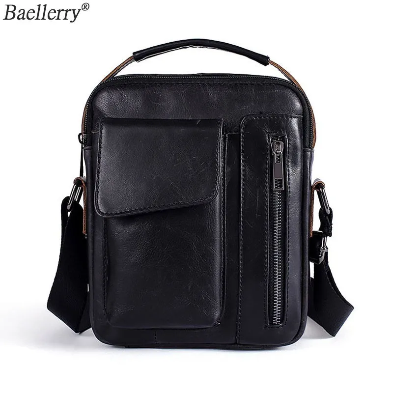 Baellerry Hot Sale Man Genuine Leather Travel Messenger Bag Fashion Crossbody Phone Bag Men Shoulder Bags Male Handbags
Baellerry Hot Sale Man Genuine Leather Travel Messenger Bag Fashion Crossbody Phone Bag Men Shoulder Bags Male Handbags