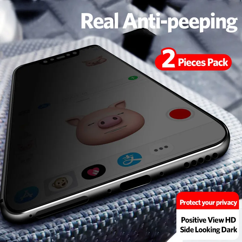 USLION 2pcs Anti-peeping Privacy Screen Protector for iPhone Xs Max XR X Protective Tempered Glass on For iPhone 7 8 6 6S Plus
USLION 2pcs Anti-peeping Privacy Screen Protector for iPhone Xs Max XR X Protective Tempered Glass on For iPhone 7 8 6 6S Plus