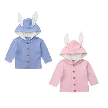 Newborn Toddler Kids Striped 3D Ear Hooded Jackets Coats Baby Girls Boys Cotton Winter Knitted Buttons Cardigans Coat Outerwear
Newborn Toddler Kids Striped 3D Ear Hooded Jackets Coats Baby Girls Boys Cotton Winter Knitted Buttons Cardigans Coat Outerwear