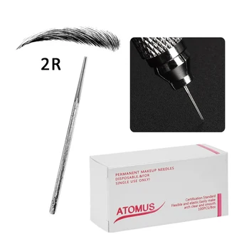 100/50pcs 2R Tattoo Needle Semi Permanent Makeup Manual Needles for Eyebrow Eyeliner Micro Blading Blade Needle Tattoo Accessory
100/50pcs 2R Tattoo Needle Semi Permanent Makeup Manual Needles for Eyebrow Eyeliner Micro Blading Blade Needle Tattoo Accessory