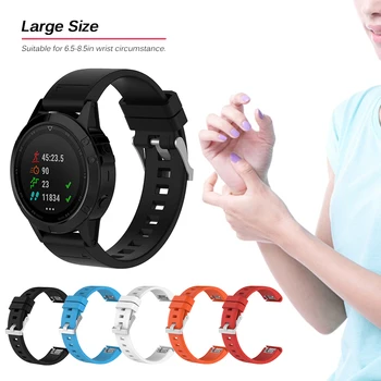 Watchband For Smart Watch with Pin Removal Tools for Garmin Fenix5 Approach S60 Forerunner935 Silicone Watch Band Wrist Strap
Watchband For Smart Watch with Pin Removal Tools for Garmin Fenix5 Approach S60 Forerunner935 Silicone Watch Band Wrist Strap