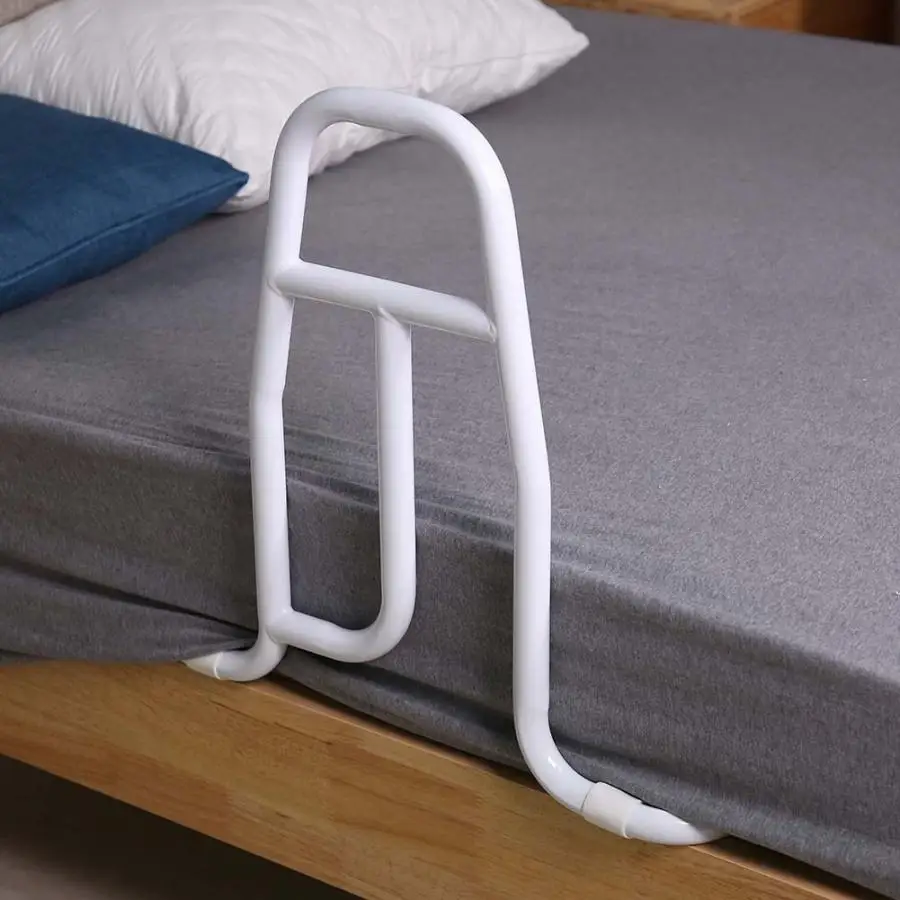 

Secure Bed Rail Bedroom Safety Fall Prevention Aid Bedside Handrail Get up Handles Guardrail for Assisting Elderly and Pregnant