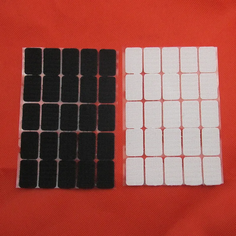 White and black 2*3Cm 50Pairs Magic Nylon square Sticker Double Sided Adhesive Hooks Loops Pads Dot Fastener Tape Sewing Craft
White and black 2*3Cm 50Pairs Magic Nylon square Sticker Double Sided Adhesive Hooks Loops Pads Dot Fastener Tape Sewing Craft