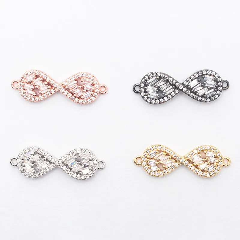 Women's Bracelet Earrings DIY Making Supplies 8 Necklace Connector Shaped Double Pendant Jewelry Micro Pave Cz Connector
Women's Bracelet Earrings DIY Making Supplies 8 Necklace Connector Shaped Double Pendant Jewelry Micro Pave Cz Connector