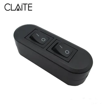 CLAITE AC250V 6A Double Triple Button Control Rocker Shape Light Switch for Bedside Table Lamp
CLAITE AC250V 6A Double Triple Button Control Rocker Shape Light Switch for Bedside Table Lamp