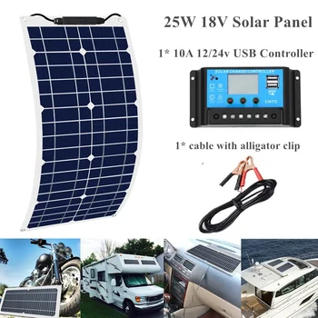 Monocrystalline LCD for Battery Module+ Panel Cells Controller 25w Charge Waterproof Solar 18v 12/24V Flexible Display Charger
Monocrystalline LCD for Battery Module+ Panel Cells Controller 25w Charge Waterproof Solar 18v 12/24V Flexible Display Charger