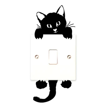 Creative Cute New Cat Wall Stickers Light Switch Decor Decals Art Mural Baby Nursery Room Sticker PVC Wallpaper for Living Room
Creative Cute New Cat Wall Stickers Light Switch Decor Decals Art Mural Baby Nursery Room Sticker PVC Wallpaper for Living Room