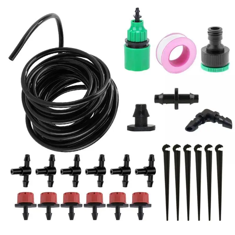 5/15/25M DIY Micro Water Irrigation System Garden Greenhouse Plant Auto Watering Adjustable Atomization Drip Irrigation
5/15/25M DIY Micro Water Irrigation System Garden Greenhouse Plant Auto Watering Adjustable Atomization Drip Irrigation