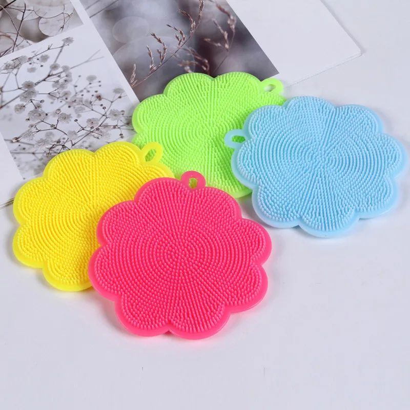 Kitchen Multi-function Artifact Silicone Brush Dish Cloth Dishwashing Brush Scouring Pad Not Oil Cleaning Rag Insulation Pad
Kitchen Multi-function Artifact Silicone Brush Dish Cloth Dishwashing Brush Scouring Pad Not Oil Cleaning Rag Insulation Pad
