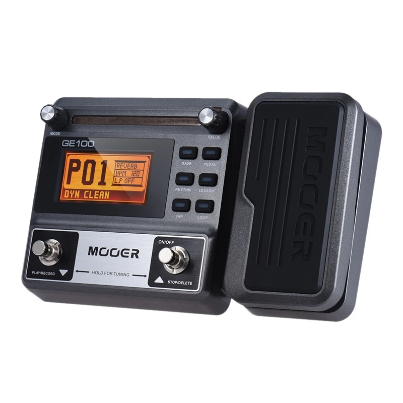 ABGZ-MOOER GE100 Guitar Effect Pedal Multi-Effects Processor Guitar Pedal With 180 Seconds Loop Recording 60 Effect Types LCD
ABGZ-MOOER GE100 Guitar Effect Pedal Multi-Effects Processor Guitar Pedal With 180 Seconds Loop Recording 60 Effect Types LCD