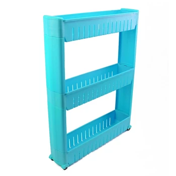 Slim Slide Out Kitchen Trolley Rack Holder Storage Shelf Tower Folding 3 Tire, Blue
Slim Slide Out Kitchen Trolley Rack Holder Storage Shelf Tower Folding 3 Tire, Blue