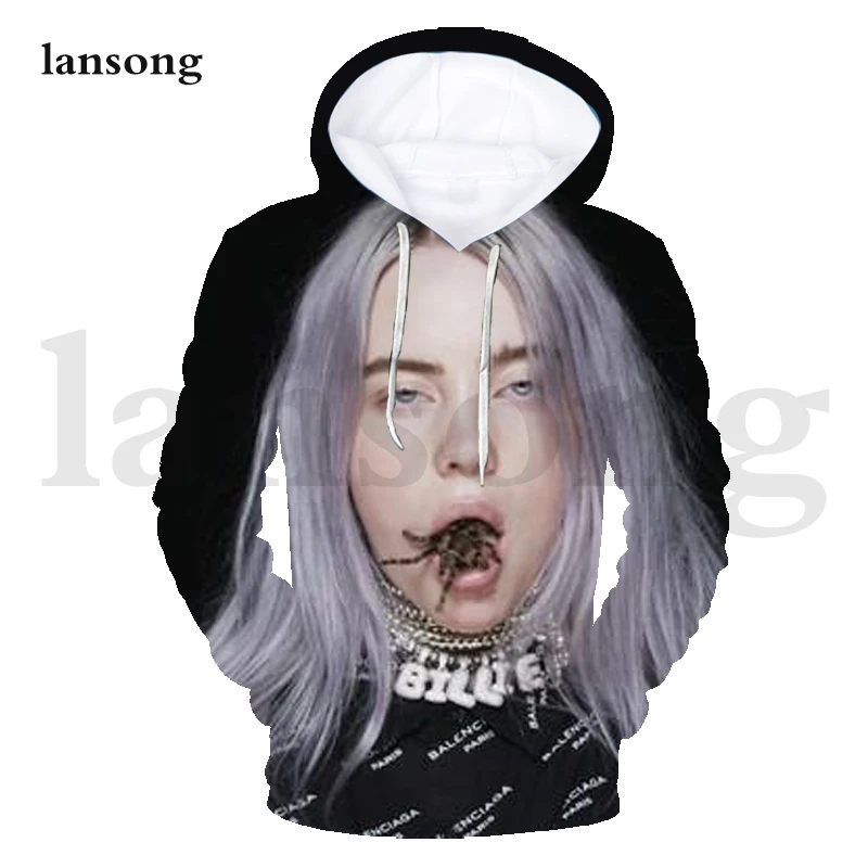 Billie Eilish 3d Print Hoodies Fashion Men Harajuku Funny Sweatshirts Streetwear Hip Hop Quality Plus Size Autumn Winter Clothes
Billie Eilish 3d Print Hoodies Fashion Men Harajuku Funny Sweatshirts Streetwear Hip Hop Quality Plus Size Autumn Winter Clothes