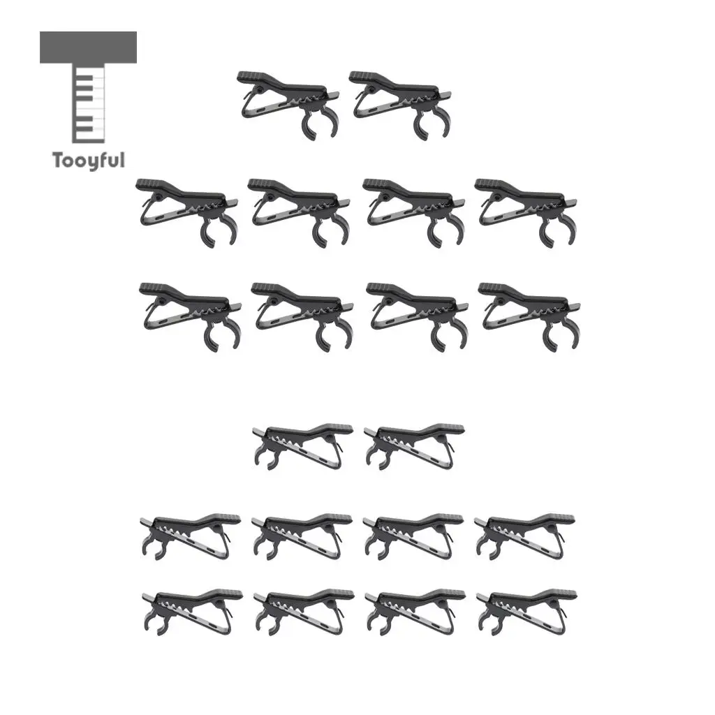 Tooyful Durable 10 Pieces Metal Lapel Tie Lavalier Clip-on Microphone Mic Clips Clamps Holder Black
Tooyful Durable 10 Pieces Metal Lapel Tie Lavalier Clip-on Microphone Mic Clips Clamps Holder Black