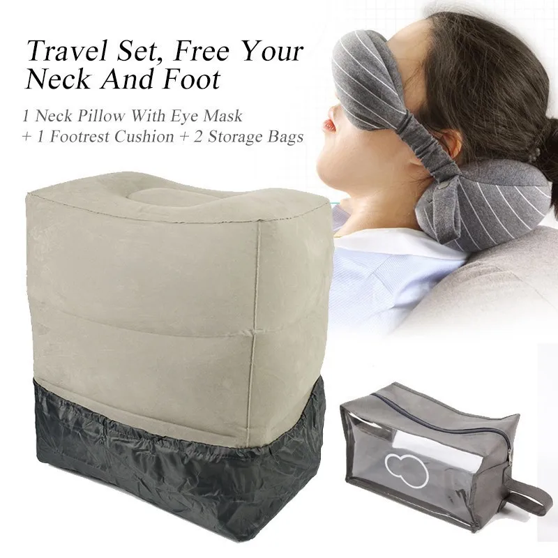 Multifunctional Pillow Cushion Travel Set Portable Foot Rest Cushion with Carrying Bag Airplane Train Car Sleeping Neck Pillow
Multifunctional Pillow Cushion Travel Set Portable Foot Rest Cushion with Carrying Bag Airplane Train Car Sleeping Neck Pillow