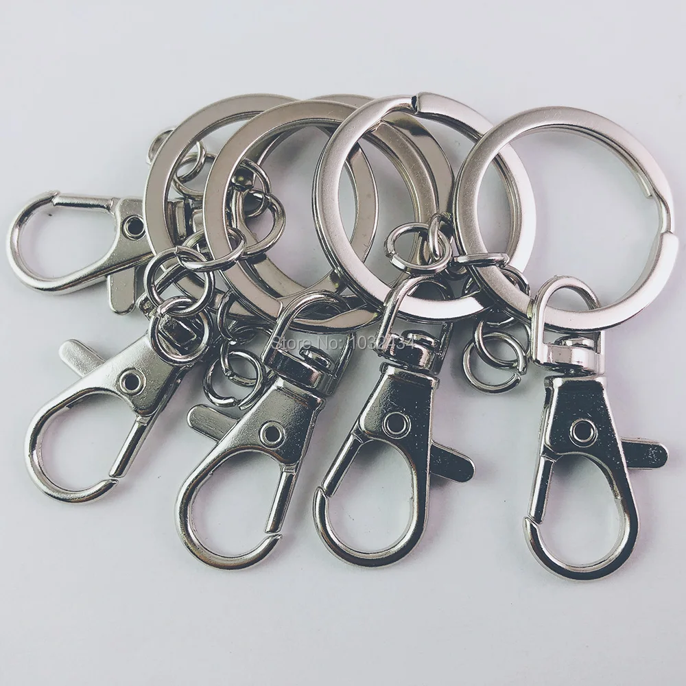30pcs/lot Key Ring Popular Classic Plated Lobster Clasp Key Hook Chain DIY Jewelry Making For Key Chain 
30pcs/lot Key Ring Popular Classic Plated Lobster Clasp Key Hook Chain DIY Jewelry Making For Key Chain