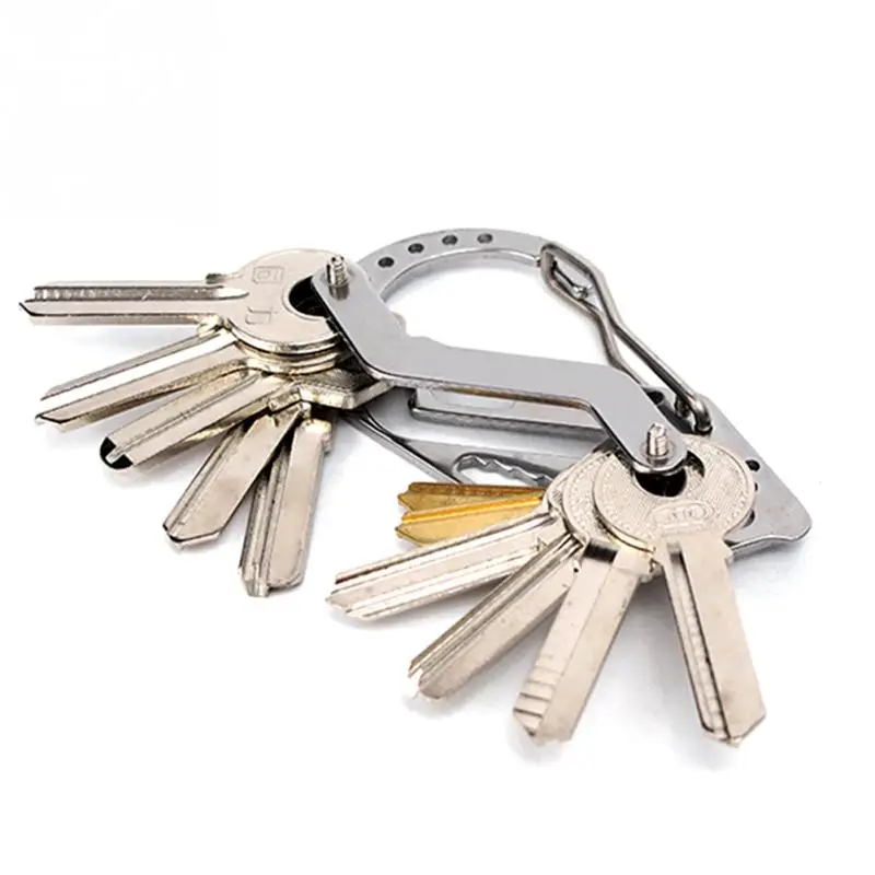 Carabiner Mini Durable Key Holder Clasp Keychain Mountaineering Tactical Survival Equipment Climbing Accessories #18
Carabiner Mini Durable Key Holder Clasp Keychain Mountaineering Tactical Survival Equipment Climbing Accessories #18