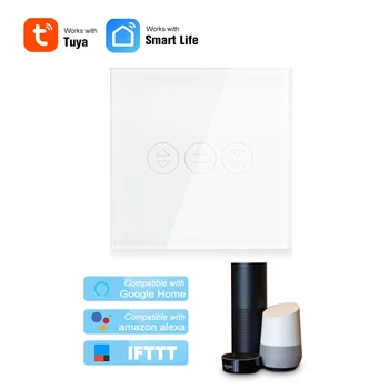 Tuya WiFi Curtain Switch for Electric Motorized Curtain Blind Roller Shutter Door Motor Touch Switch For Alexa Google Home
Tuya WiFi Curtain Switch for Electric Motorized Curtain Blind Roller Shutter Door Motor Touch Switch For Alexa Google Home