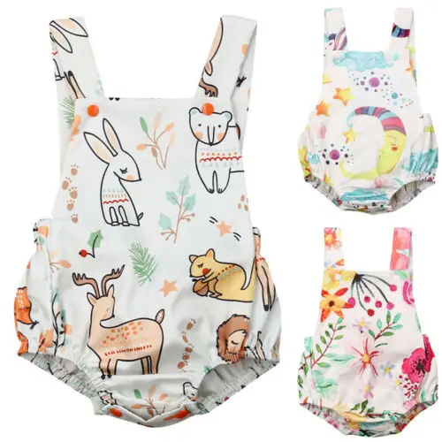 Cute Animal Print Newborn Baby Girl Sleeveless Backless Star Romper Jumpsuit Summer Clothes
Cute Animal Print Newborn Baby Girl Sleeveless Backless Star Romper Jumpsuit Summer Clothes