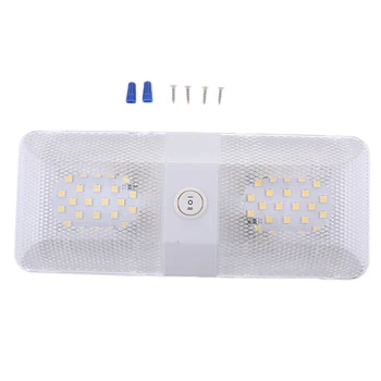 12V 3-Way Switch LED Dome Light Fixture For RV Interior Lighting For Trailer/Camper DC 12V 5W Warm White LED Dome Light
12V 3-Way Switch LED Dome Light Fixture For RV Interior Lighting For Trailer/Camper DC 12V 5W Warm White LED Dome Light