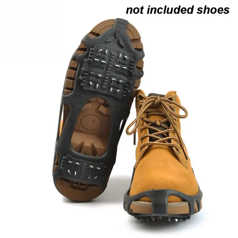 1 Pair Ice Grippers 24 Teeth Anti Slip Elastic Shoe Boot Grip Ice Cleat Snow Gripper Non Slip Crampons Thermoplastic Elastomer
1 Pair Ice Grippers 24 Teeth Anti Slip Elastic Shoe Boot Grip Ice Cleat Snow Gripper Non Slip Crampons Thermoplastic Elastomer