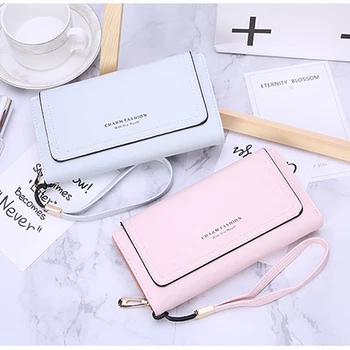 Sweet Women Wallets Leather PU Card Holders Zipper Phone Pouch Cards Wallet Ladies Trifold Purse Wristlets Clutch Money Bag
Sweet Women Wallets Leather PU Card Holders Zipper Phone Pouch Cards Wallet Ladies Trifold Purse Wristlets Clutch Money Bag