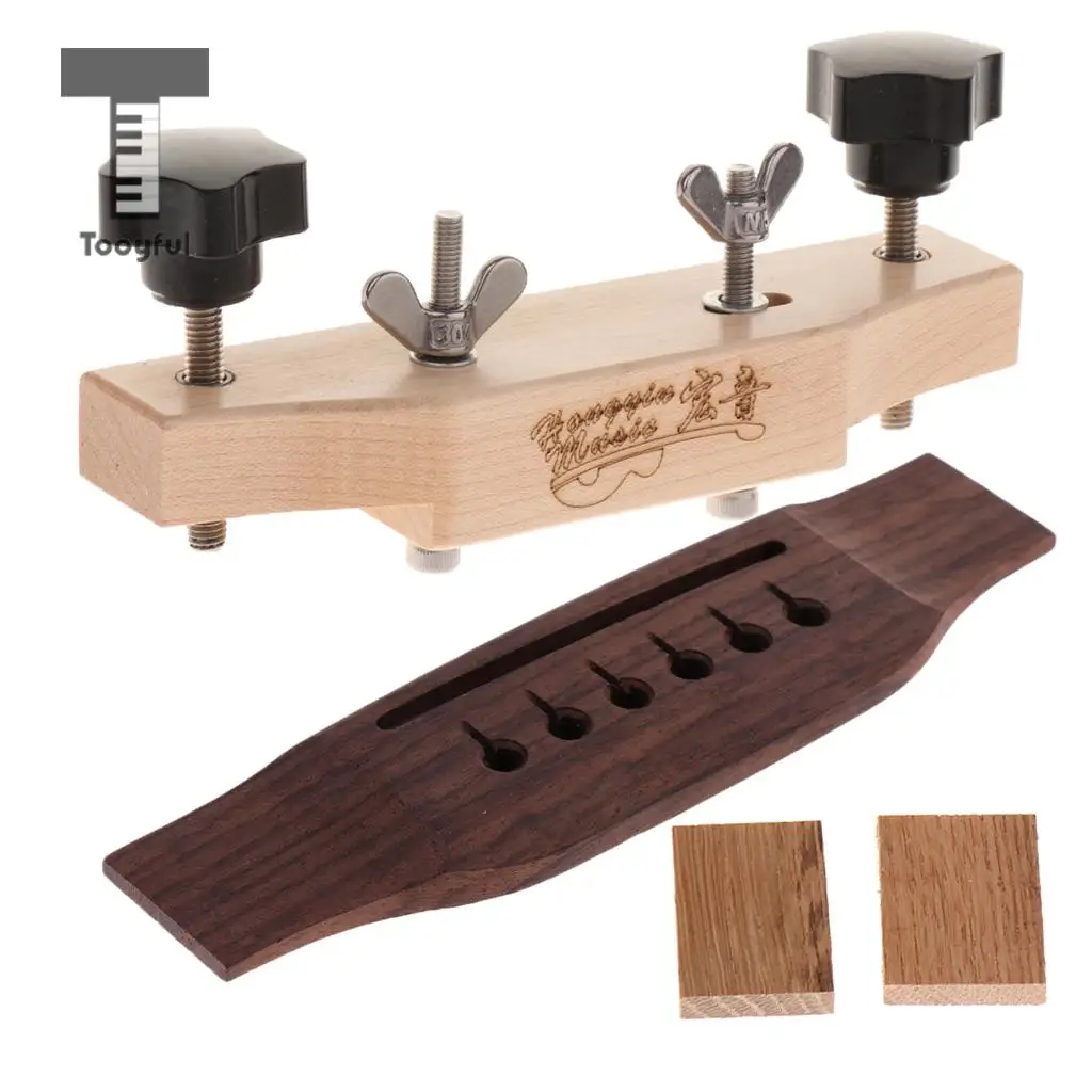 Tooyful 1 Set Acoustic Guitar Left Hand Rosewood Bridge with Bridge Clamp DIY Guitars Replacement Repair Accessory
Tooyful 1 Set Acoustic Guitar Left Hand Rosewood Bridge with Bridge Clamp DIY Guitars Replacement Repair Accessory