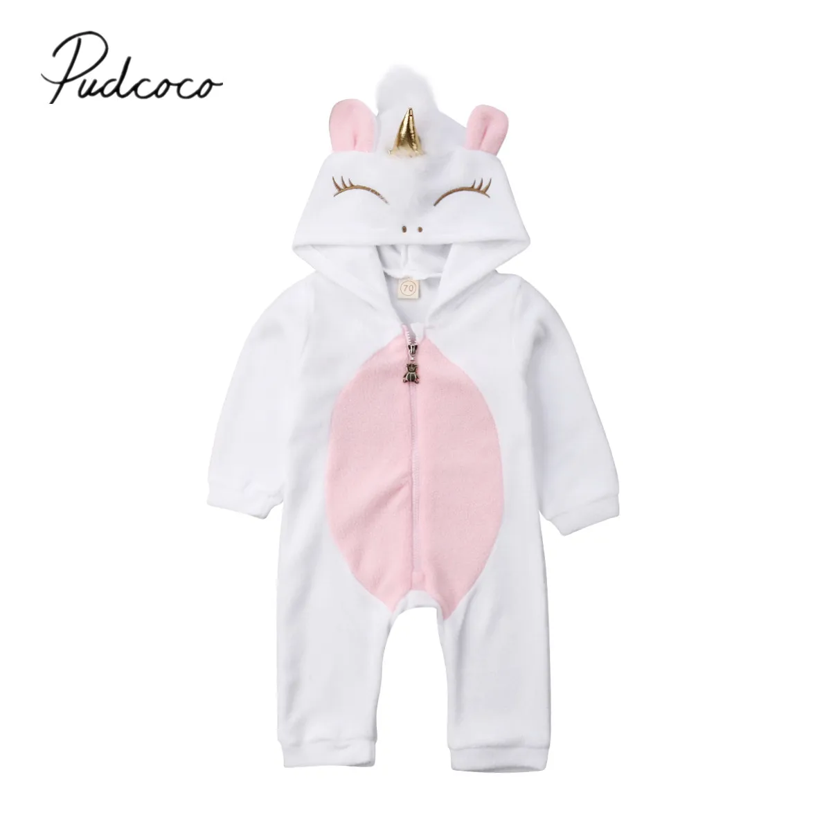 2019 Brand New Newborn Infant Baby Girl Boy Unicorn Romper Wings Hooded Longsleeve Zipper Cartoon Jumpsuit Autumn Winter Clothes
2019 Brand New Newborn Infant Baby Girl Boy Unicorn Romper Wings Hooded Longsleeve Zipper Cartoon Jumpsuit Autumn Winter Clothes