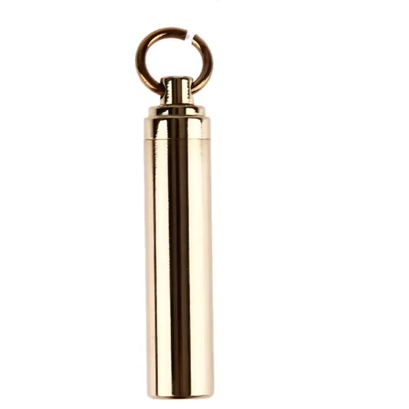 Waterproof Pills Case Medicine Box Container Tablet Case Holder for Outdoor Camping Mini Brass EDC Survival Equipment
Waterproof Pills Case Medicine Box Container Tablet Case Holder for Outdoor Camping Mini Brass EDC Survival Equipment
