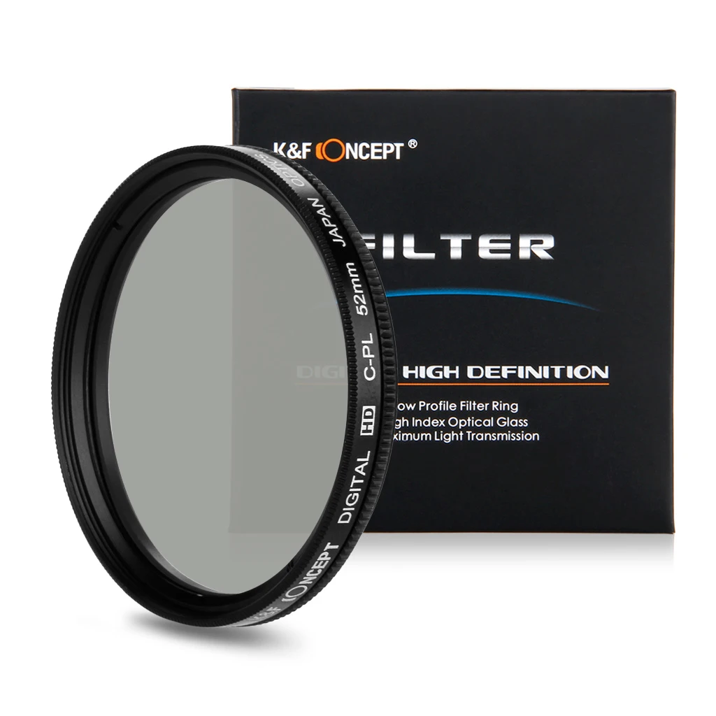 K&F Concept 52/58/67/72/77 MM CPL(Circular-Polarizing) Camera Filter for Nikon D5200 D300 D3100 D3200
K&F Concept 52/58/67/72/77 MM CPL(Circular-Polarizing) Camera Filter for Nikon D5200 D300 D3100 D3200