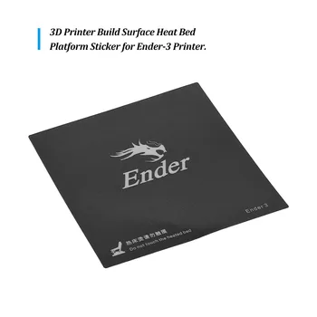 Creality 3D Printer Build Surface Heat Bed Platform Sticker Sheet 9 Inch * 9 Inch for Ender-3
Creality 3D Printer Build Surface Heat Bed Platform Sticker Sheet 9 Inch * 9 Inch for Ender-3
