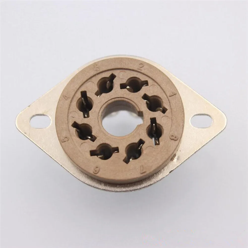 8 Pin Chassis Mount Vacuum Tube Sockets KT88 6L6 EL34 Belton Replacement Accessories
8 Pin Chassis Mount Vacuum Tube Sockets KT88 6L6 EL34 Belton Replacement Accessories