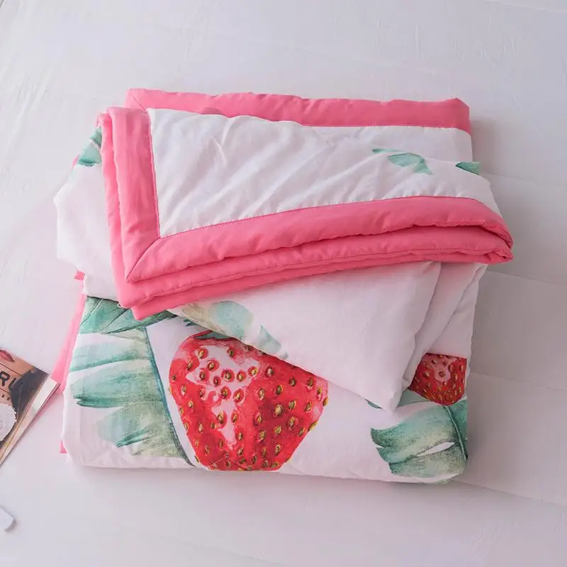 Washable Cotton Summer Quilt Double Cool Quilt Cartoon Printing Cute Comfortable Light Blanket High Quality Breathable Soft
Washable Cotton Summer Quilt Double Cool Quilt Cartoon Printing Cute Comfortable Light Blanket High Quality Breathable Soft