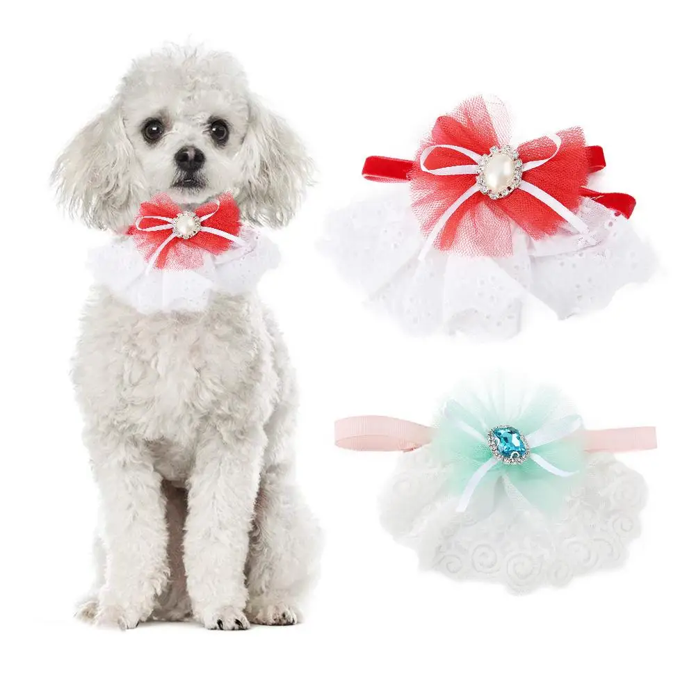 Fashionable Dogs Collar Pets Bib Bowknot Neck Ornament Lace Collar Pet Saliva Towel Collar Dog Supplies
Fashionable Dogs Collar Pets Bib Bowknot Neck Ornament Lace Collar Pet Saliva Towel Collar Dog Supplies