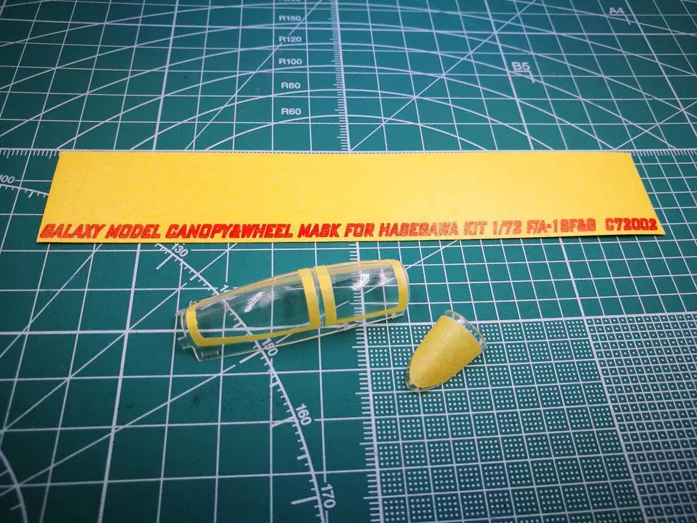 Galaxy Model 1/72 T869 C72002 F/A-18F&G Canopy &Wheel Flexible Mask for Hasegawa
Galaxy Model 1/72 T869 C72002 F/A-18F&G Canopy &Wheel Flexible Mask for Hasegawa