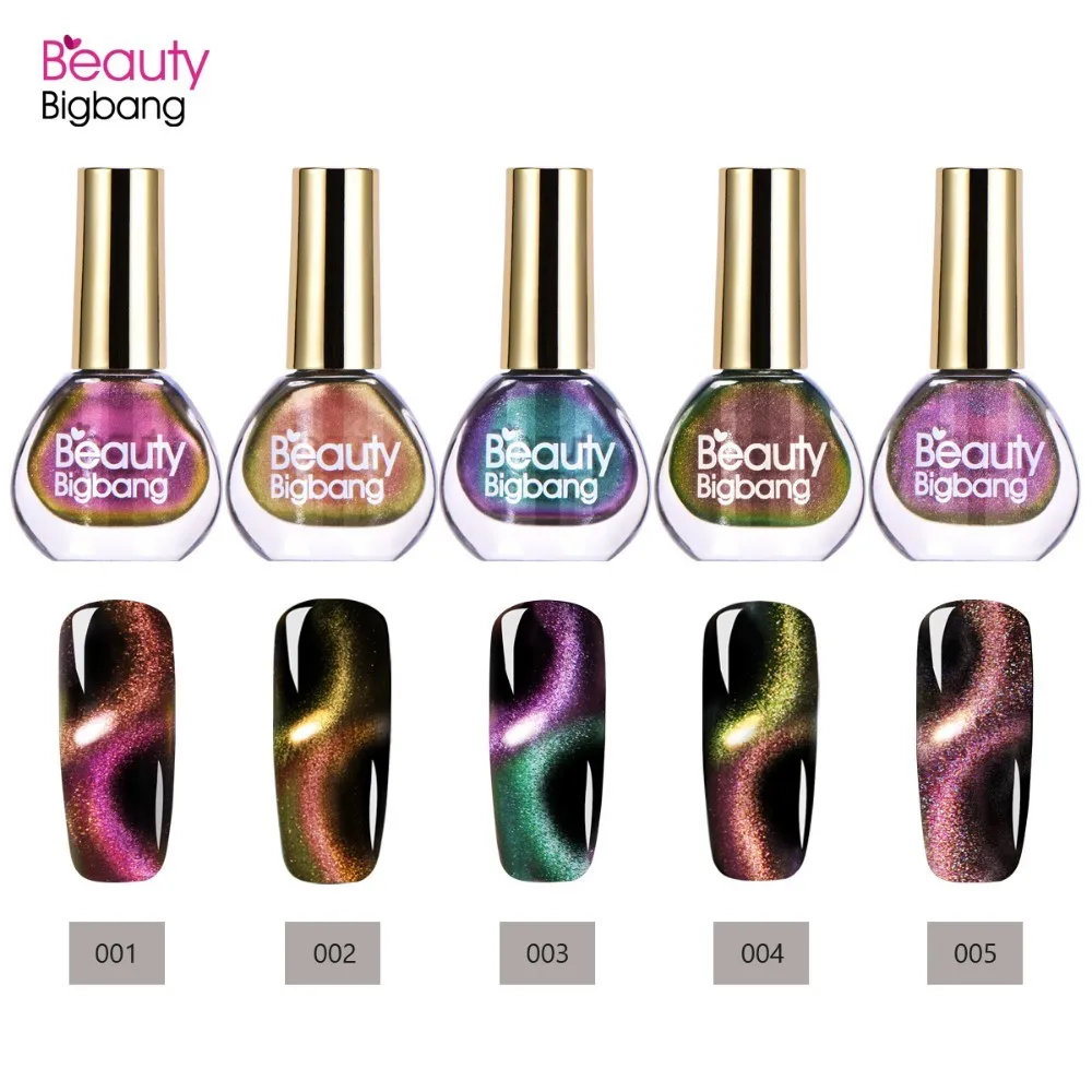 BeautyBigBang Chameleon 3D Cat Eye Nail Polish 6ml Holographic Magnetic Aurora Series Glitter Varnish Magnet Nail Art Lacquer
BeautyBigBang Chameleon 3D Cat Eye Nail Polish 6ml Holographic Magnetic Aurora Series Glitter Varnish Magnet Nail Art Lacquer