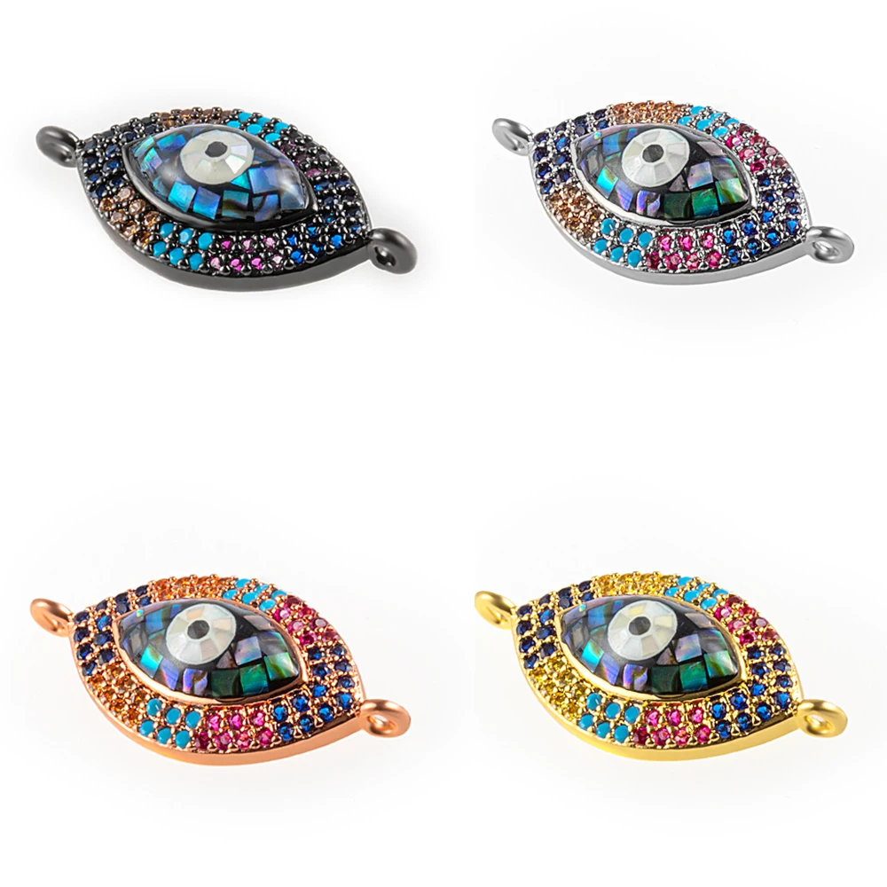 26*12mm Eye High Quality DIY Bracelet Jewelry Making Accessories Necklace Pendant Connector Abalone Shell Copper Zirconia Hole
26*12mm Eye High Quality DIY Bracelet Jewelry Making Accessories Necklace Pendant Connector Abalone Shell Copper Zirconia Hole