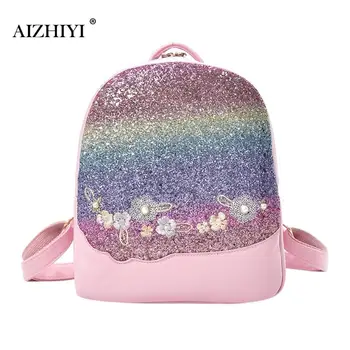 Bling Glitter Rucksack Shining Sequins Backpack Women Floral Pu Leather Backpack Fashion Girls Mini Travel School Bag Mochilas
Bling Glitter Rucksack Shining Sequins Backpack Women Floral Pu Leather Backpack Fashion Girls Mini Travel School Bag Mochilas