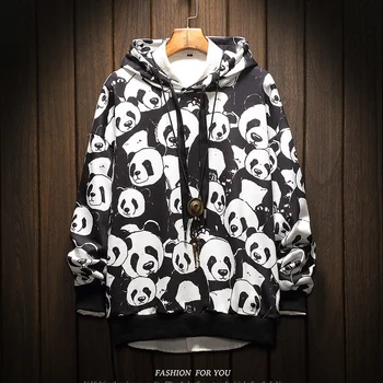 Spring New Hoodies Men Fashion Cartoon Animal Print Casual Hooded Pullover Man Streetwear Hip Hop Loose Sweatshirt Male M-5XL
Spring New Hoodies Men Fashion Cartoon Animal Print Casual Hooded Pullover Man Streetwear Hip Hop Loose Sweatshirt Male M-5XL